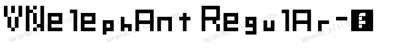 VNelephant Regular字体转换